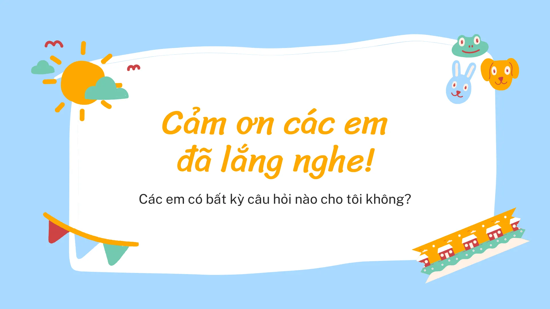 Mẫu slide cảm ơn chủ đề học tập / giáo dục