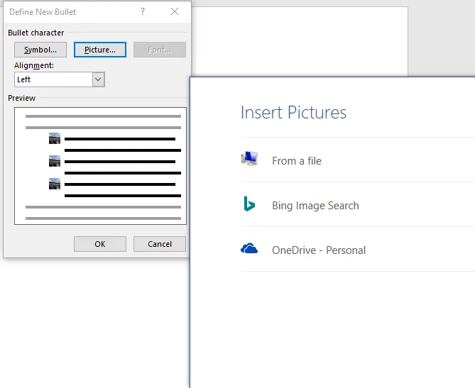 Cách đánh số thứ tự trong Word bằng ảnh