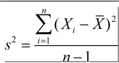 Công thức phương sai mẫu