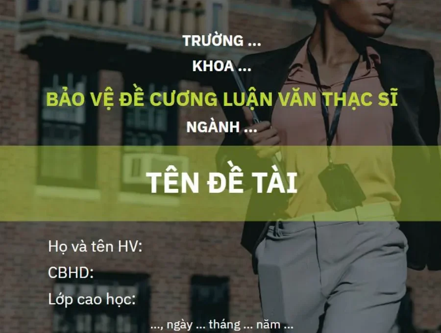 Mẫu Slide Premium Cao Cấp & Ấn Tượng Mạnh Với Hội Đồng