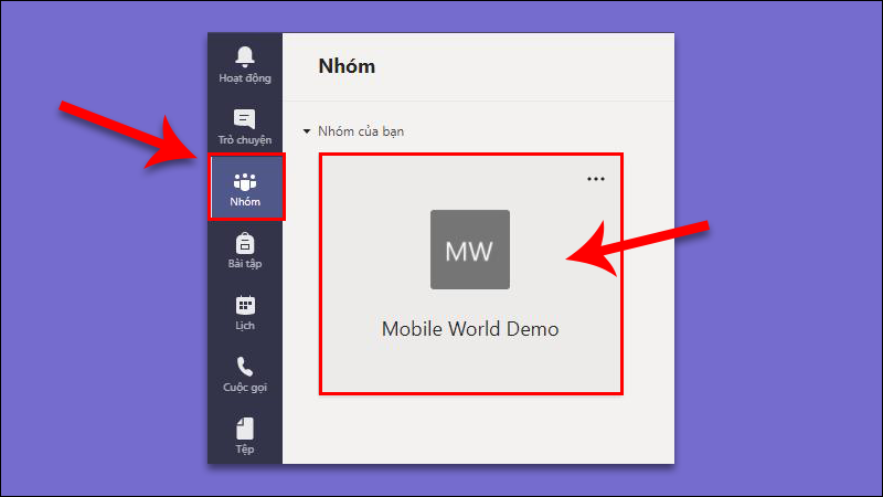 Bước 1: Tạo mới assignment trên microsoft team