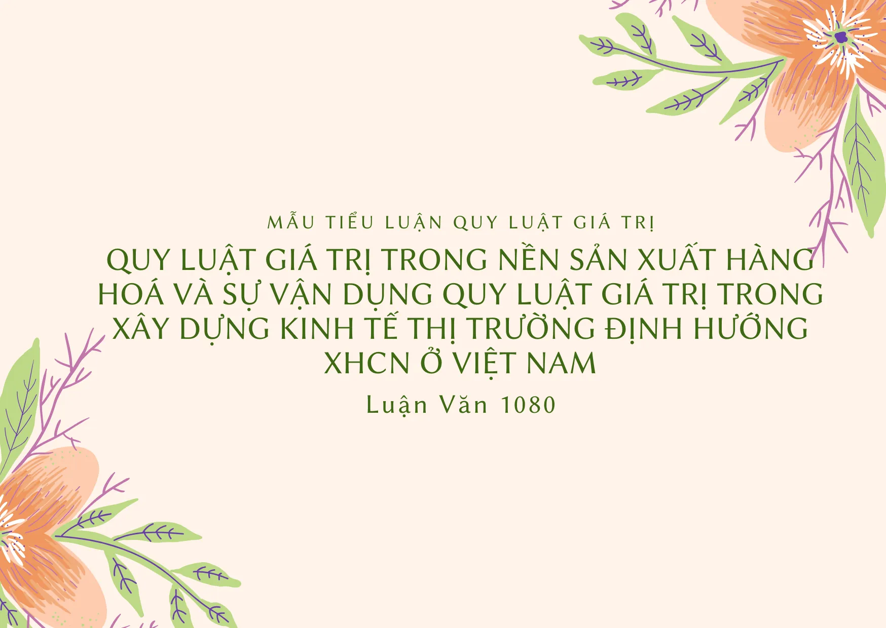Tiểu luận về quy luật thặng dư và sự vận dụng kinh tế trong sản xuất hàng hoá ở Việt Nam