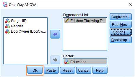 Nhấn OK để hiển thị kết quả