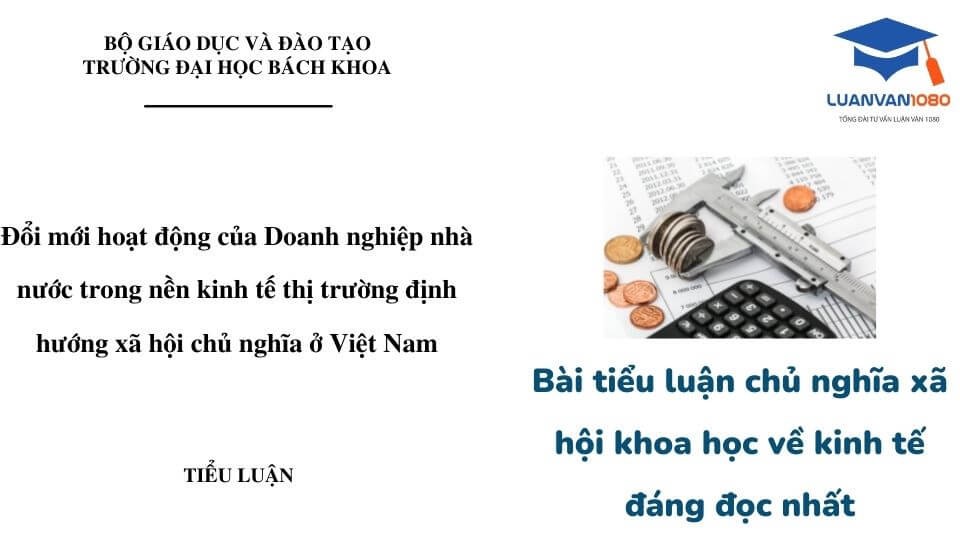 Bài tiểu luận chủ nghĩa xã hội khoa học về kinh tế đáng đọc nhất