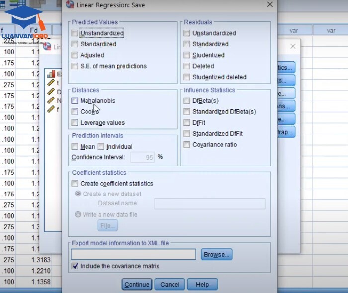 Bước 5 Giao diện Linear Regression Save Bước 5 Giao diện Linear Regression Save