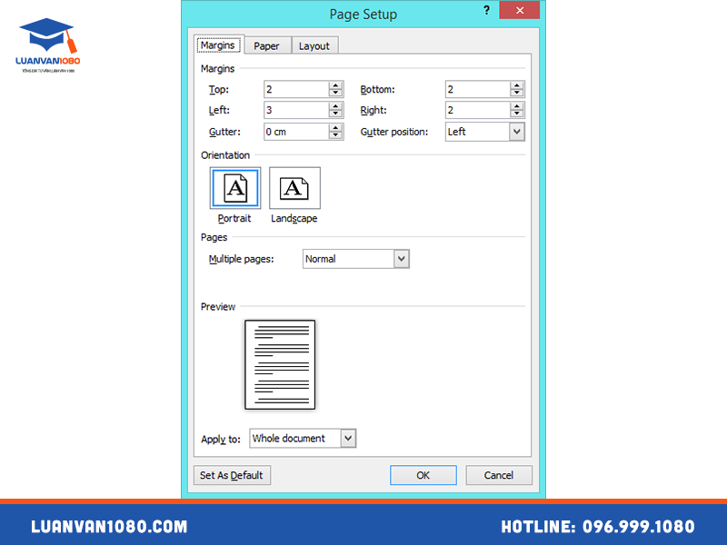 Cách căn lề tiểu luận chuẩn trong Word Cách căn lề tiểu luận chuẩn trong Word