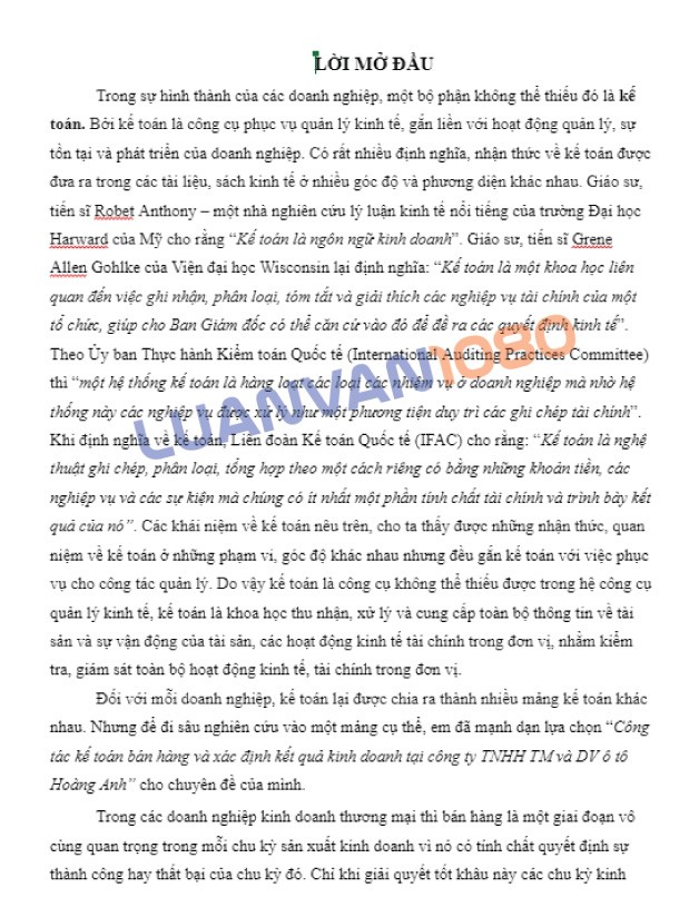 Đề tài thực tập kế toán bán hàng tại công ty Thương Mại và Dịch vụ