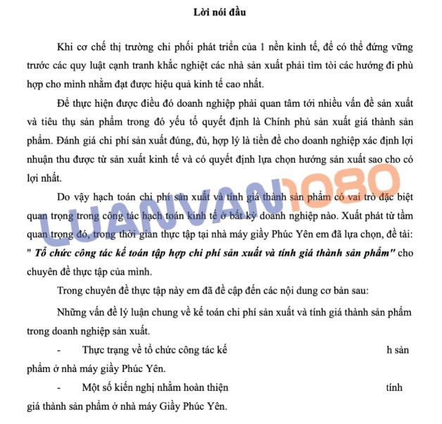 Luận văn kế toán chi phí sản xuất và tính giá thành sản phẩm Luận văn kế toán chi phí sản xuất và tính giá thành sản phẩm