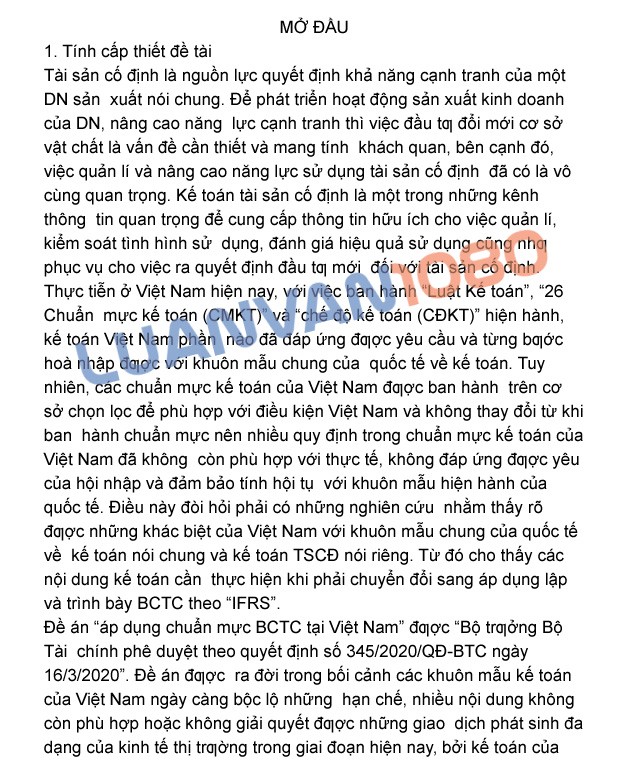 Mẫu báo cáo luận văn về kế toán tài sản cố định ở Hải Phòng Mẫu báo cáo luận văn về kế toán tài sản cố định ở Hải Phòng