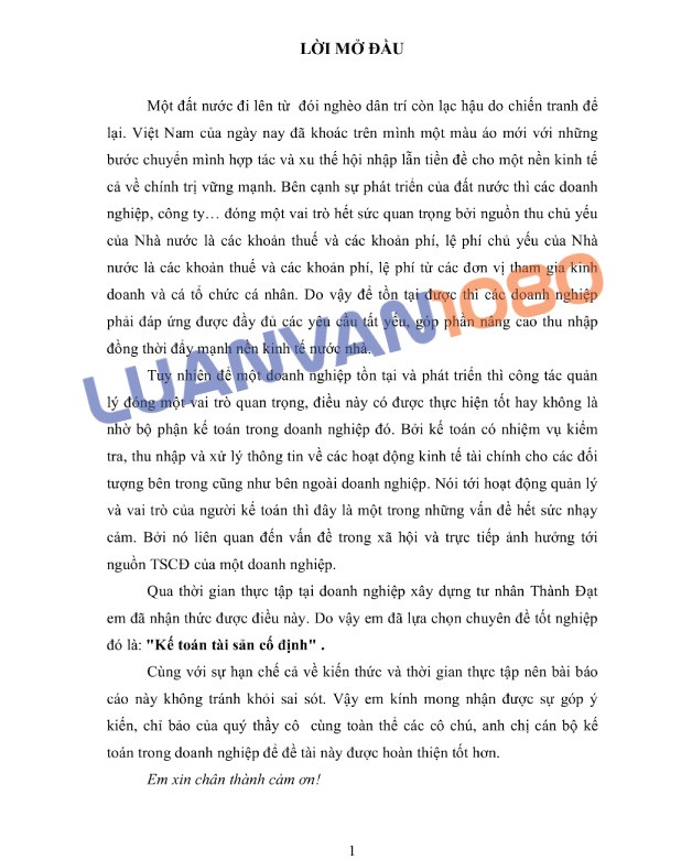 Mẫu luận văn kế toán tài sản cố định dài hạn hay nhất Mẫu luận văn kế toán tài sản cố định dài hạn hay nhất