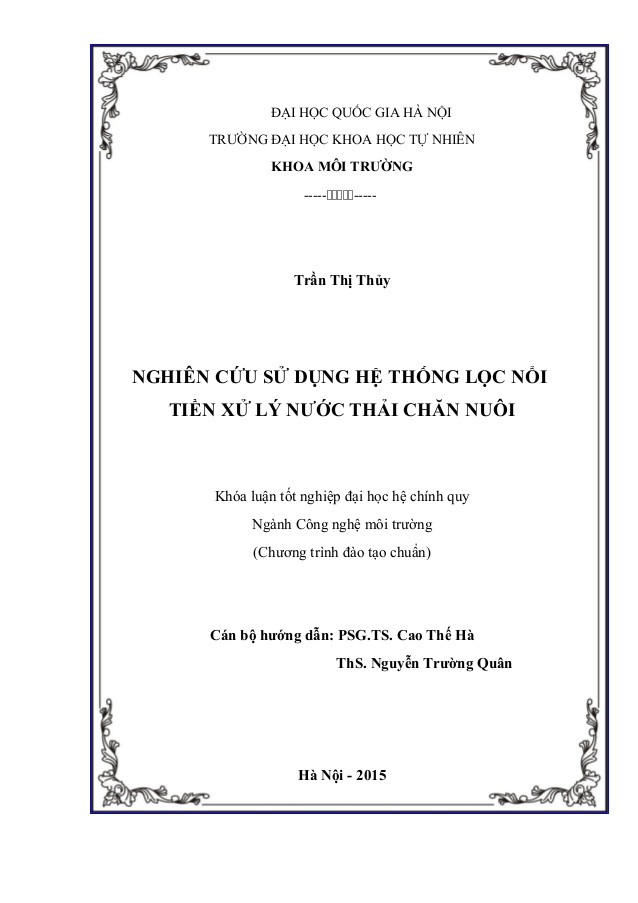 Mẫu bìa luận văn tốt nghiệp VNU Mẫu bìa luận văn tốt nghiệp VNU
