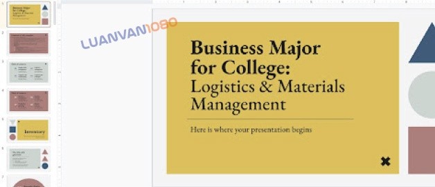 Mẫu slide luận văn kế toán hàng tồn kho 