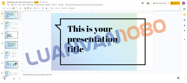 Mẫu Slide tiểu luận về kế toán quản trị Mẫu Slide tiểu luận về kế toán quản trị