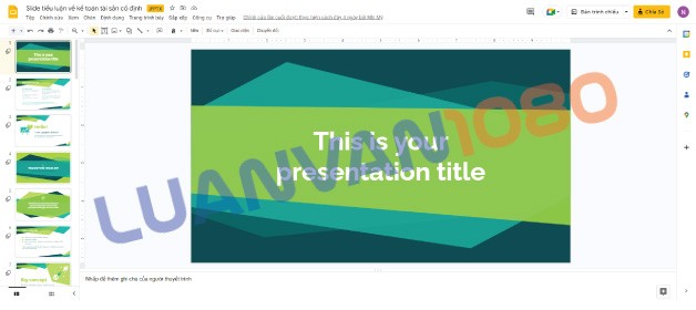 Mẫu slide tiểu luận về kế toán tài sản cố định Mẫu slide tiểu luận về kế toán tài sản cố định