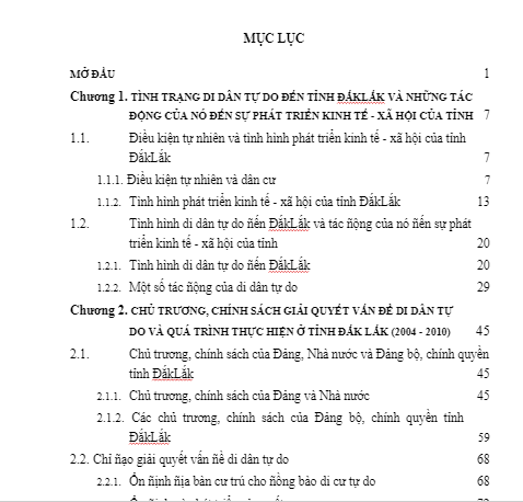 Đề cương luận văn thạc sĩ lịch sử chi tiết nhất