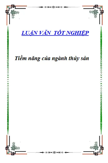 Mẫu luận văn tốt nghiệp ngành thủy sản số 3