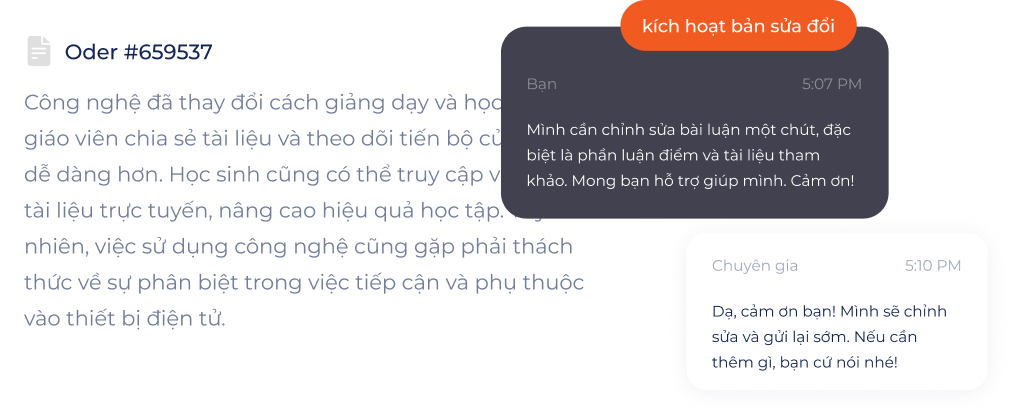  Sửa đến khi bạn hài lòng – Không tính thêm phí