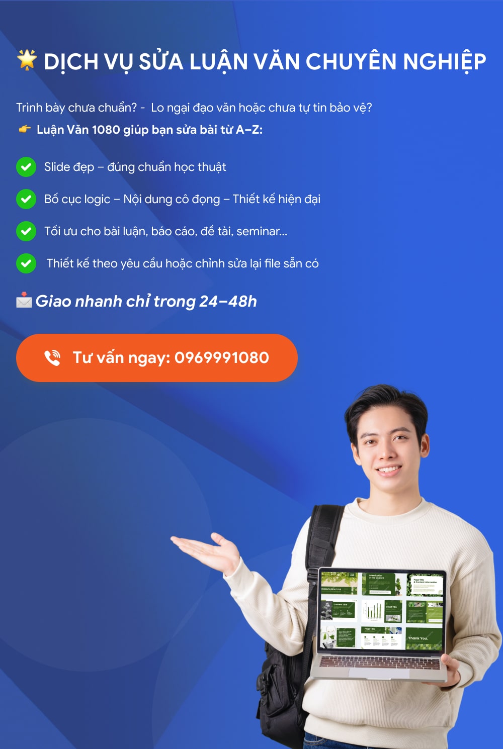 Dịch vụ chỉnh sửa Luận Văn chuyên nghiệp