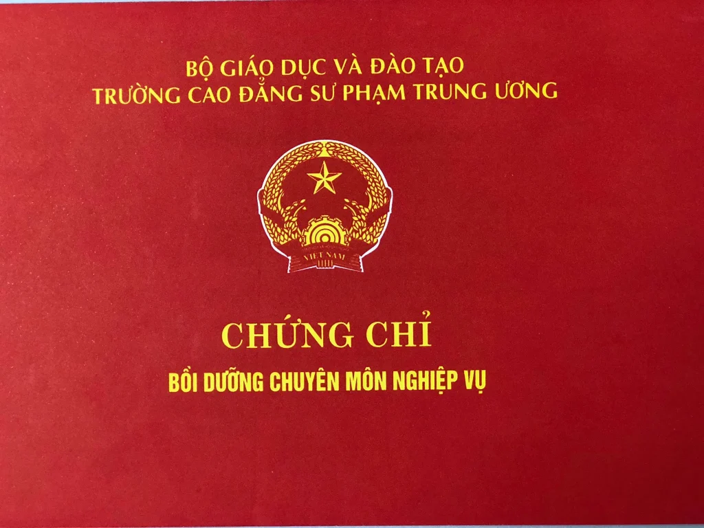 Chứng chỉ quản lý giáo dục mầm non Chứng chỉ quản lý giáo dục mầm non