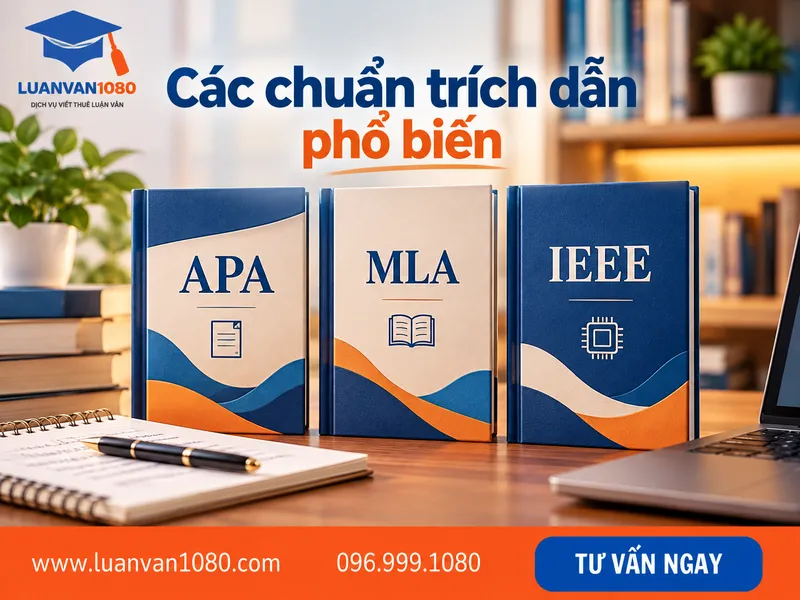 Cách trích dẫn tài liệu tham khảo trong luận văn theo từng chuẩn