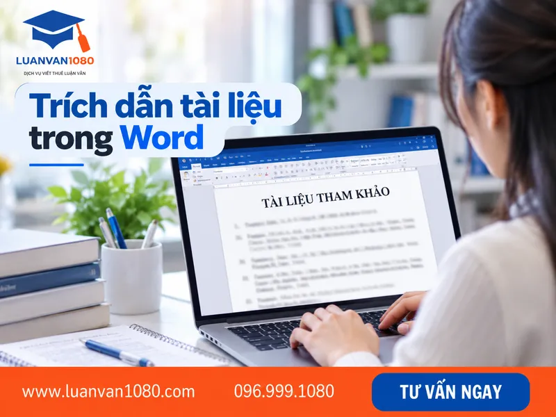Cách trích dẫn tài liệu tham khảo trong Word