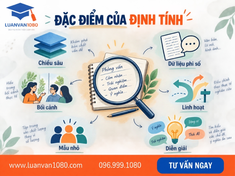 Đặc điểm của định tính là gì?