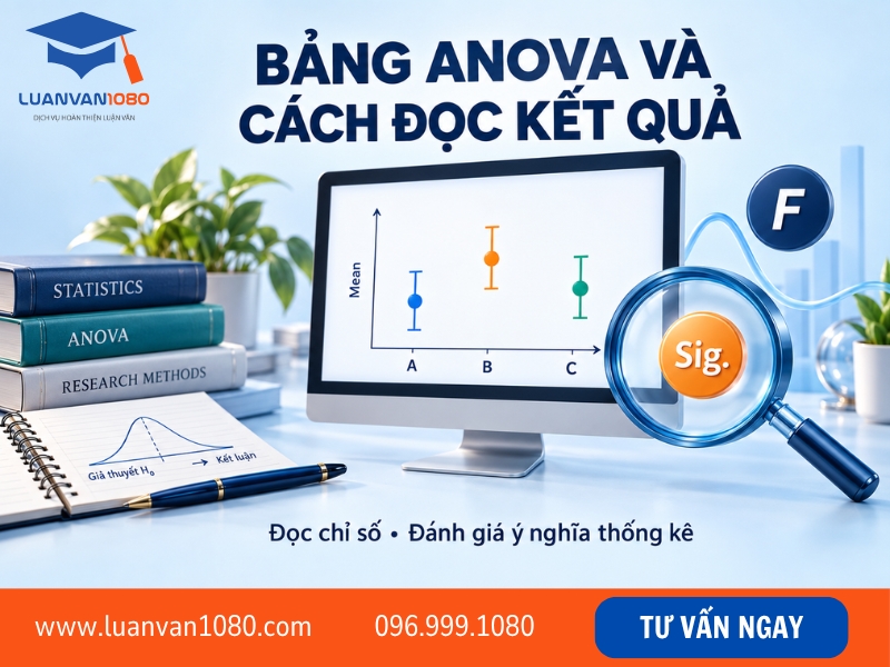 Bảng ANOVA và cách đọc kết quả