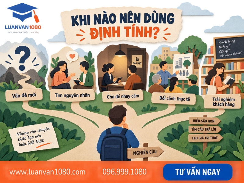 Khi nào nên áp dụng phương pháp định tính?