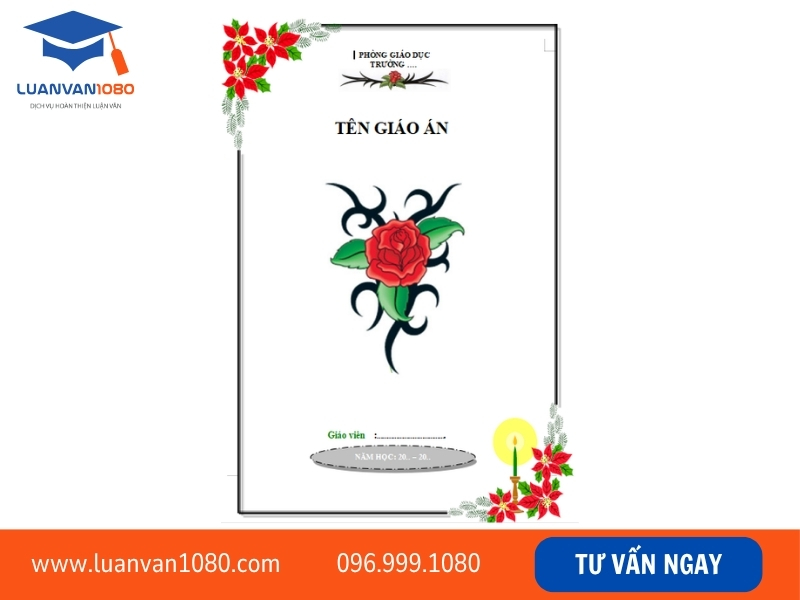 Mẫu bìa luận văn tốt nghiệp đẹp 6