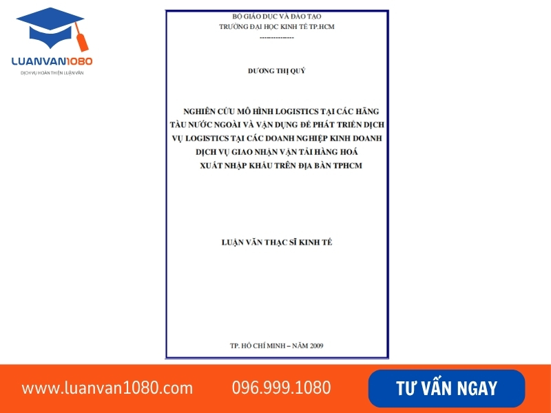 Mẫu luận văn logistic 2