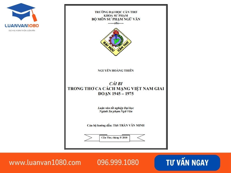 Mẫu luận văn tốt nghiệp đại học ngành sư phạm ngữ văn