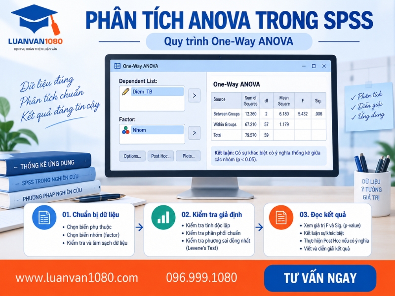 Phân tích ANOVA trong SPSS