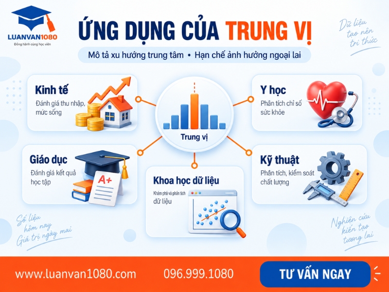 Ứng dụng của trung vị trong thống kê và nghiên cứu