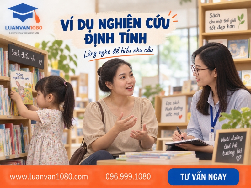 Ví dụ minh hoạ về nghiên cứu định tính