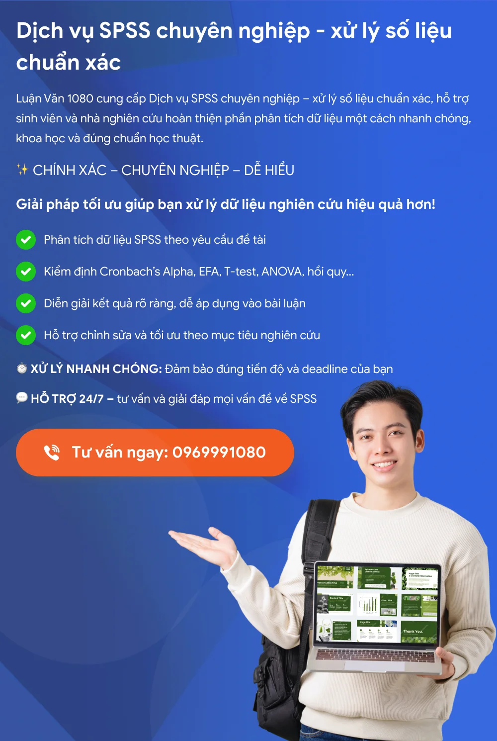 Dịch vụ SPSS chuyên nghiệp – xử lý số liệu chuẩn xác