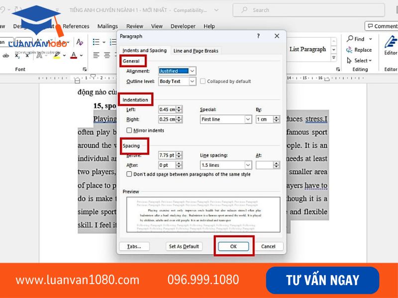 Hướng dẫn tạo bìa tiểu luận HUB trong Word