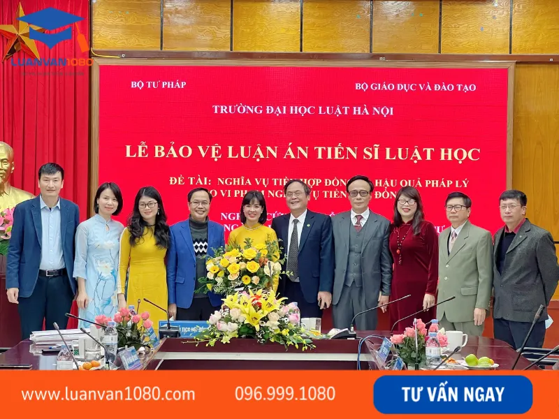 Bảo vệ luận án tiến sĩ cấp trường