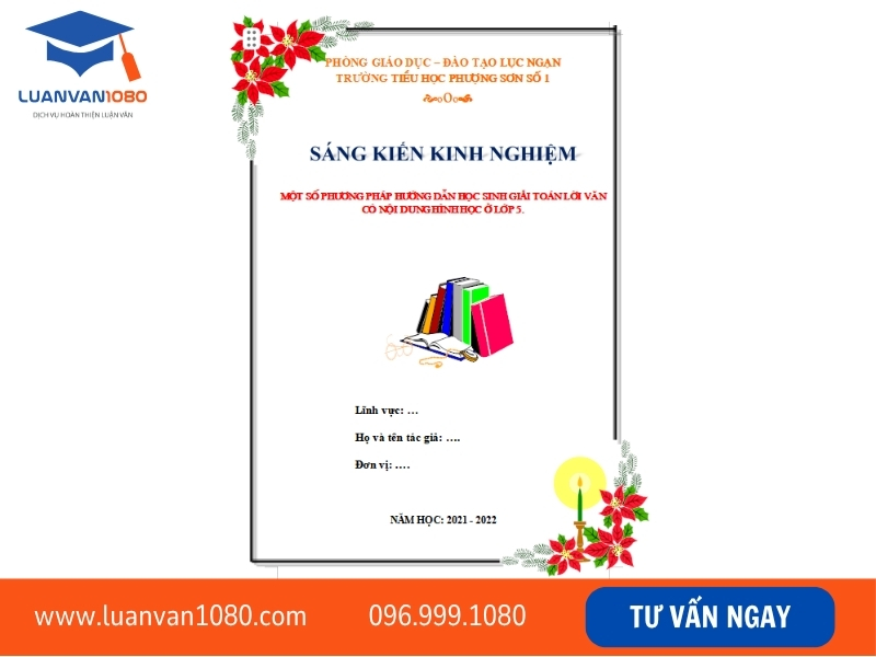 Mẫu bìa SKKN đẹp 1