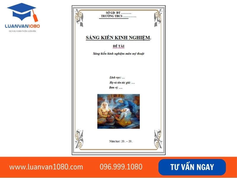 Mẫu bìa SKKN file word 5