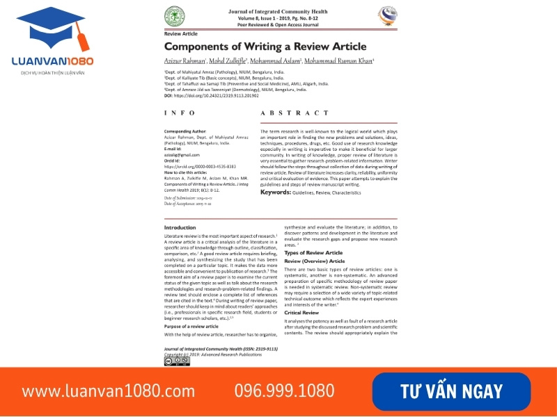 Tổng hợp những loại bài báo khoa học phổ biến