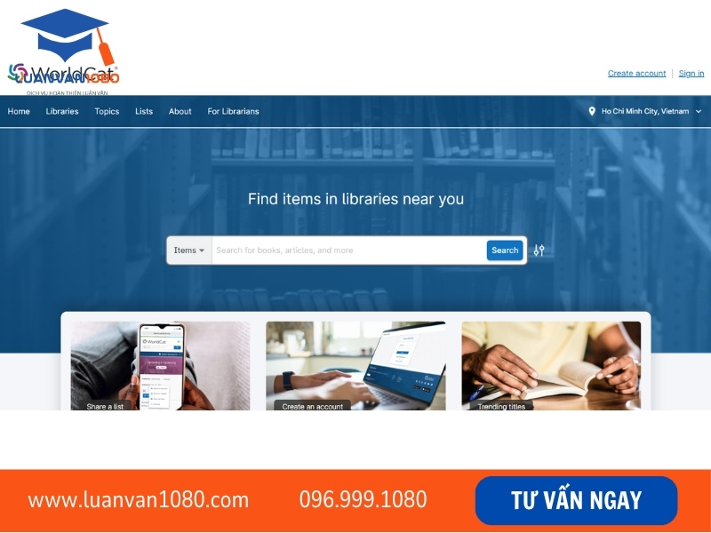 các trang web tìm bài báo khoa học phổ biến nhất worldcat