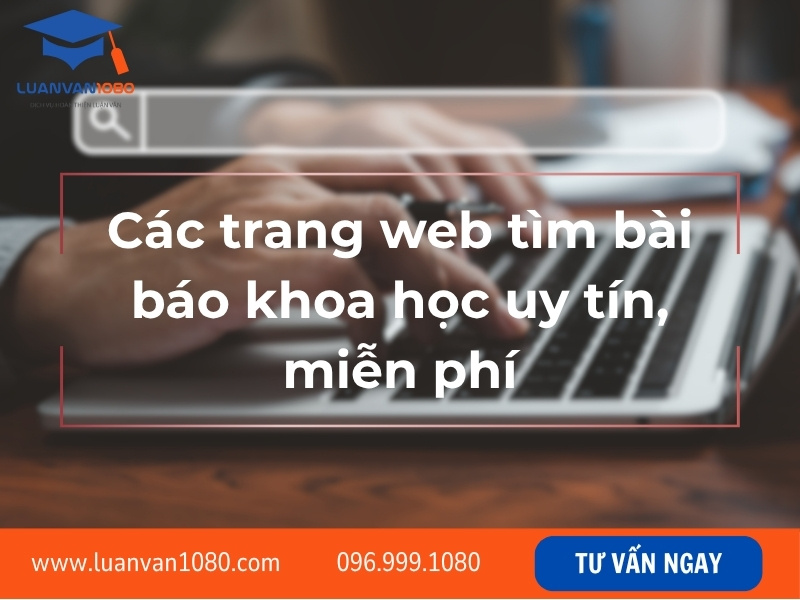 Các trang web tìm bài báo khoa học uy tín, miễn phí
