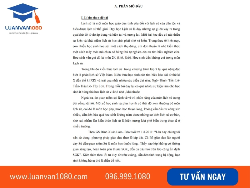 Mẫu sáng kiến kinh nghiệm môn lịch sử THCS lớp 7