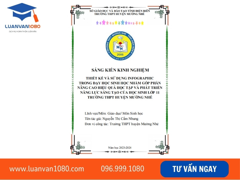Sáng kiến kinh nghiệm THPT lớp 11