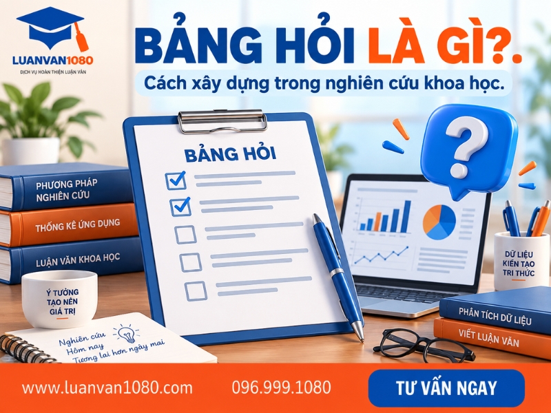 Bảng hỏi là gì? Cách xây dựng bảng hỏi trong nghiên cứu khoa học
