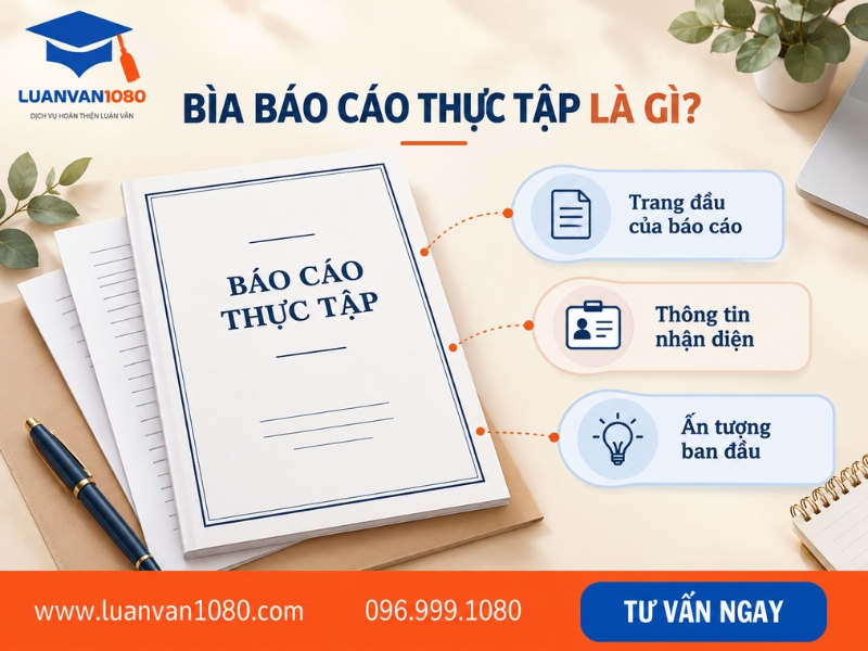 Bìa báo cáo thực tập là gì?