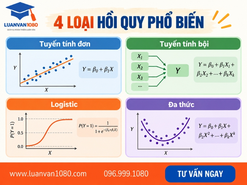 Các loại Regression Analysis phổ biến