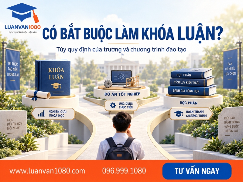 Khoá luận tốt nghiệp đại học có bắt buộc không?