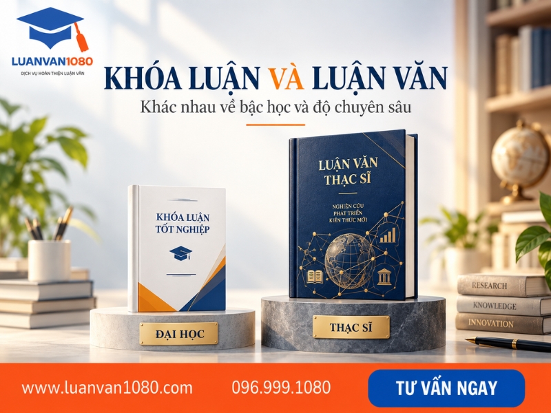 Phân biệt khoá luận tốt nghiệp và luận văn tốt nghiệp