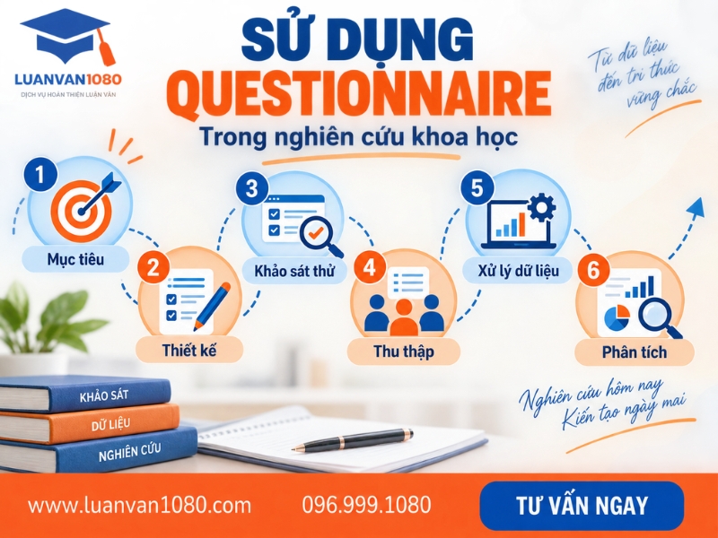 Questionnaire trong nghiên cứu khoa học được sử dụng như thế nào?
